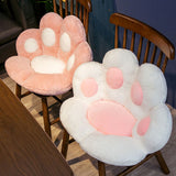 SOGA 2X 70cm  Pink Paw Shape Cushion Warm Lazy Sofa Decorative Pillow Backseat Plush Mat Home Decor