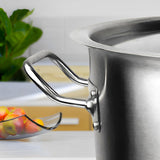 SOGA Stock Pot 17L 33L Top Grade Thick Stainless Steel Stockpot 18/10