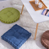 SOGA 4X Blue Square Cushion Soft Leaning Plush Backrest Throw Seat Pillow Home Office Decor