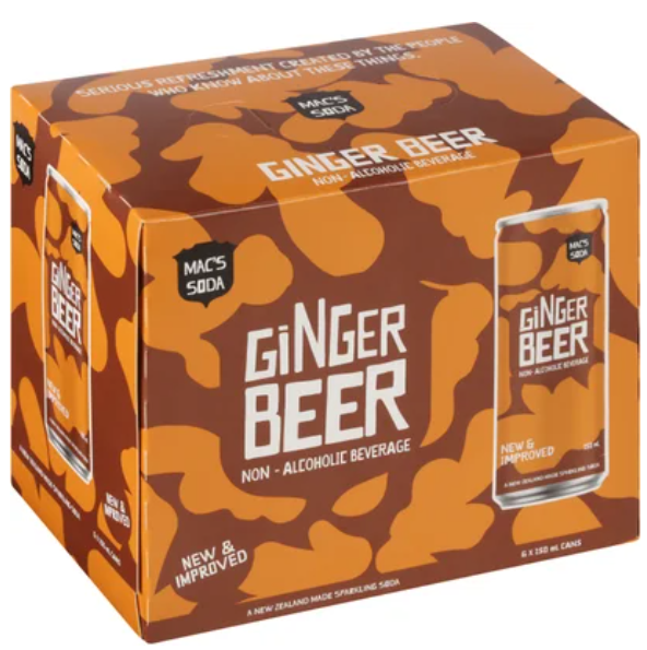 Mac's Ginger Beer 6 x 250ml