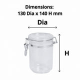 Acrylic Storage Canister 0.8L