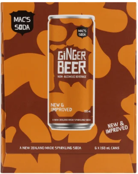 Mac's Ginger Beer 6 x 250ml