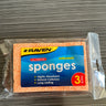 Raven All purpose antibacterial sponges 3 pack - Cafe Supply