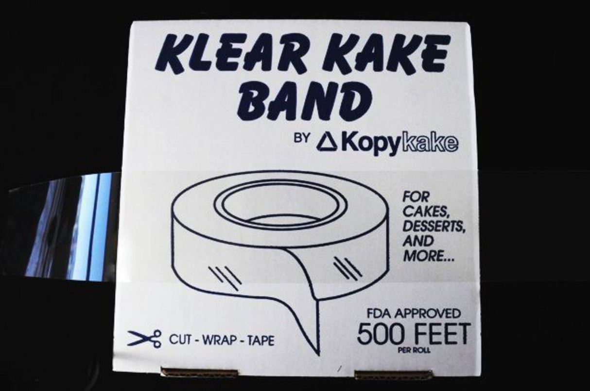 2.5" (65mm) Clear Cake Band (152.4 mtr)