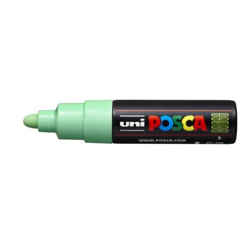 Uni Posca Marker 4.5-5.5mm Bold Bullet Light Green PC-7M - Cafe Supply