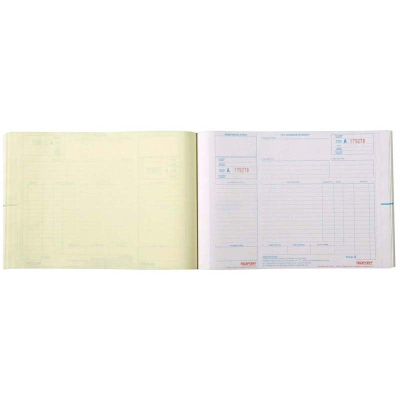 Rediform Book Invoice Statement Triplicate 50 Leaf - Cafe Supply