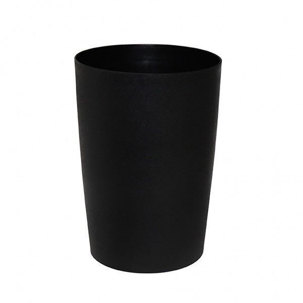 Compass 8L Round Tidy Bin Black