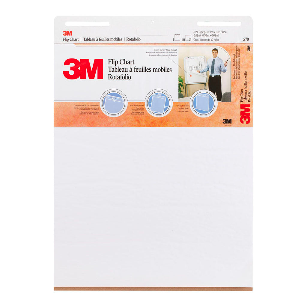 3M Flip Chart 570 White  635x762mm