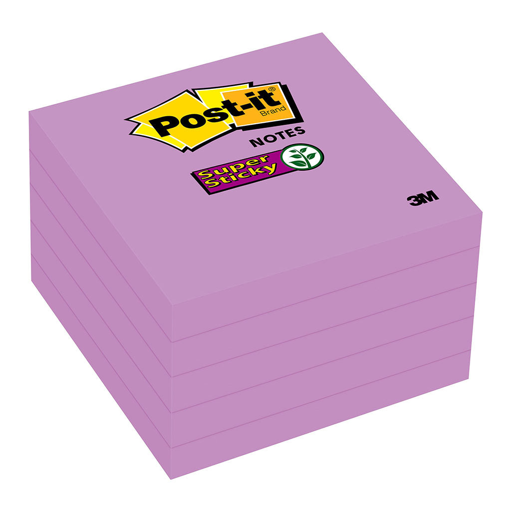 Post-it Super Sticky Notes 654-5SSCG 76x76mm Purple, Pack of 5