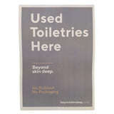 BSD Sign for Storage Areas - Toiletries