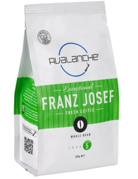 Avalanche Franz Josef Strength 5 Whole Bean Coffee 200g