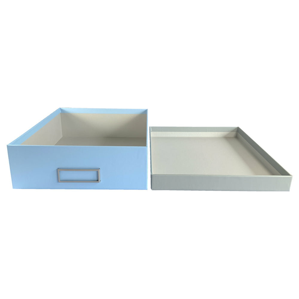 Ledah Pastels Storage Box A4 Blue - Cafe Supply