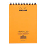 Rhodia Classic Notepad Spiral A5 Lined Orange