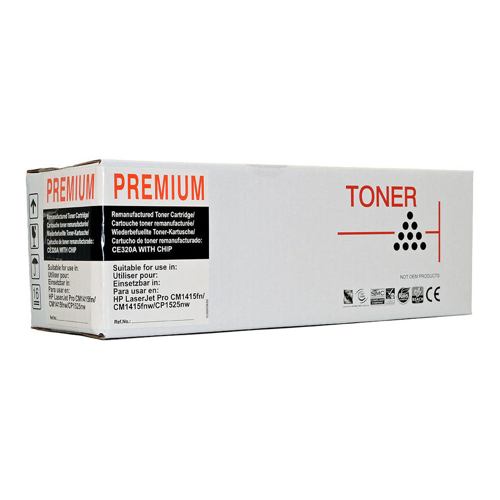 Icon Compatible HP CE320A CB540A Black Toner Cartridge