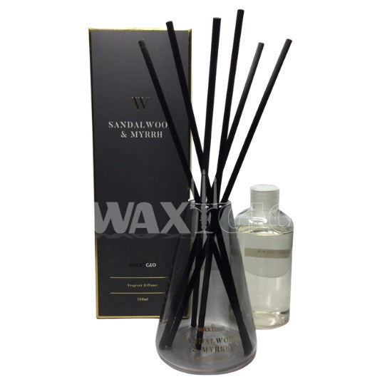 200ml Reed Diffuser 'W' Scented - Sandalwood & Myrrh