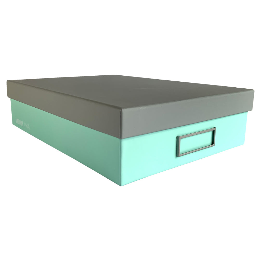 Ledah Pastels Storage Box A4 Green - Cafe Supply