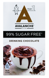 Avalanche 99% Sugar Free Drinking Chocolate Sticks 10 x 20g