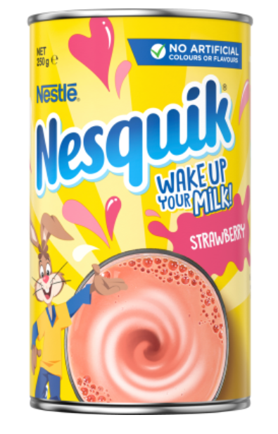 Nestle Nesquik Instant Drink Strawberry Tin 250g