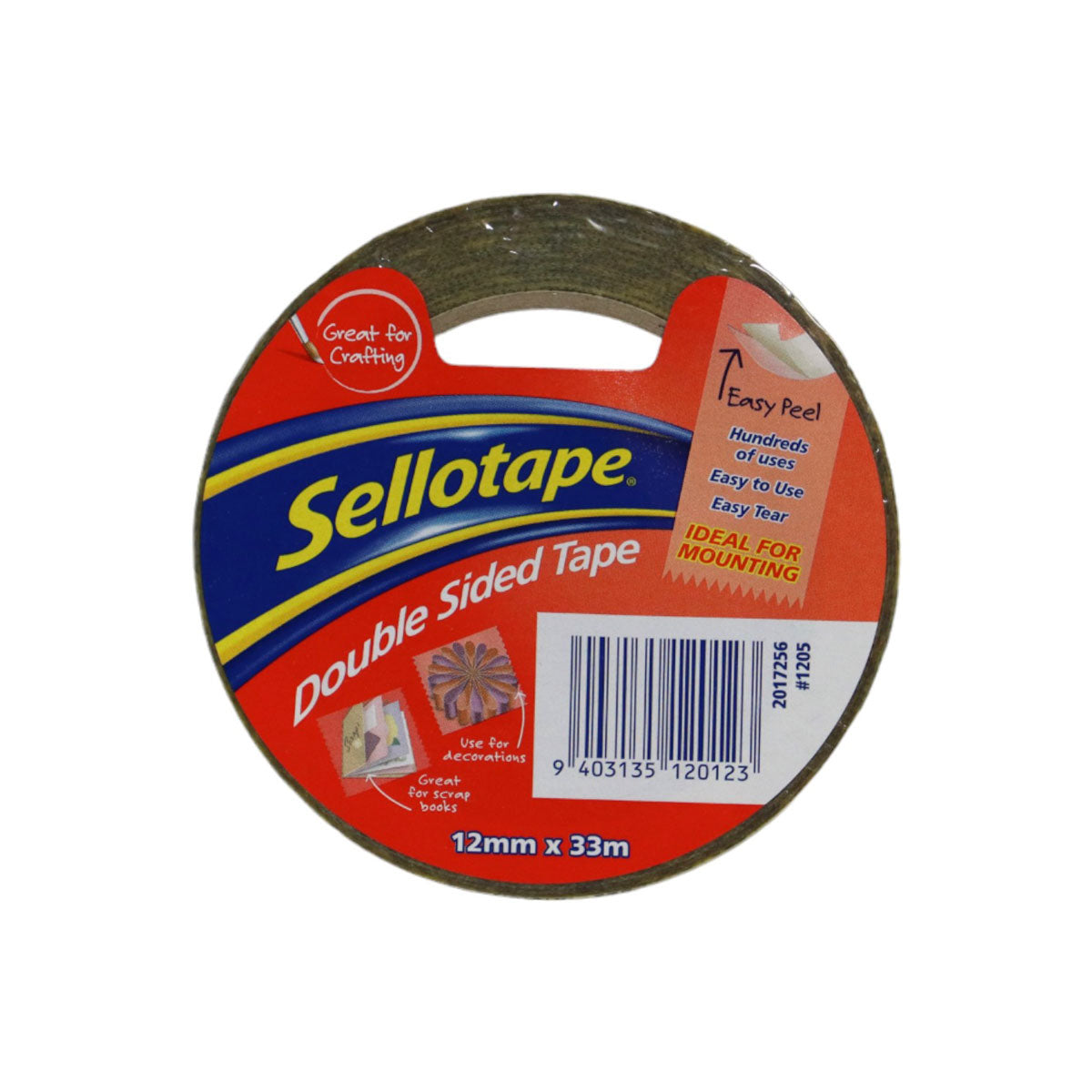 Sellotape 1205 Double-Sided Tape 12x33m