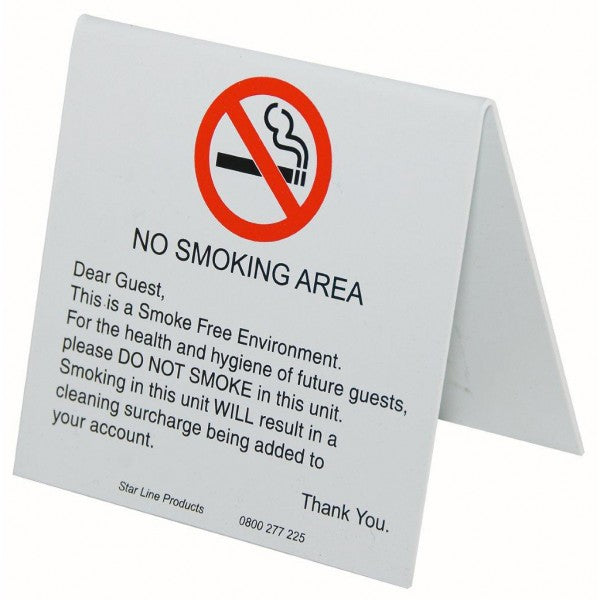 No-Smoking Will Charge PVC 105x105 Tent