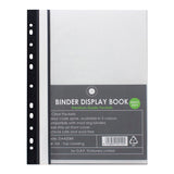 OSC Binder Display Book A4 20 Pocket Black