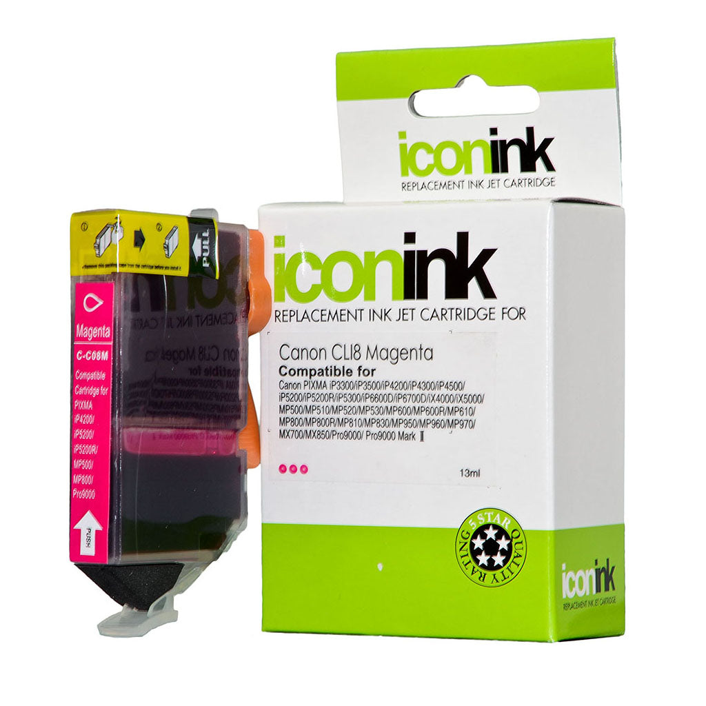 Icon Compatible Canon CLI8 Magenta Ink Cartridge