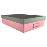 Ledah Pastels Storage Box A4 Pink - Cafe Supply