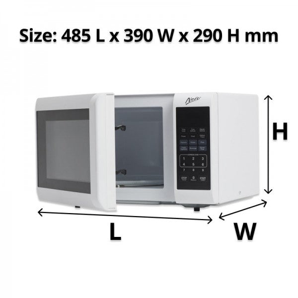 Nero 23L White Microwave