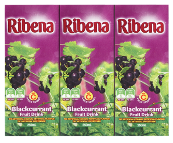 Ribena Blackcurrant Fruit Drink 6pk