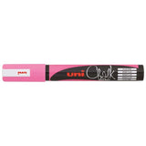 Uni Chalk Marker 1.8-2.5mm Bullet Tip Fluoro Pink PWE-5M - Cafe Supply