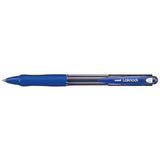 Uni Laknock 1.0mm Retractable Medium Blue SN-100 - Cafe Supply