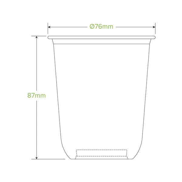 250ml Clear Tumbler Biocup