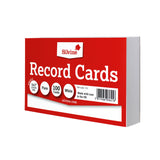 Silvine Record Cards 5x3 Plain - Cafe Supply