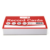 Silvine Record Cards 5x3 Plain - Cafe Supply