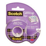 Scotch Gift Wrap Tape CLIP-15 19mmx16.5m, 12 Rolls on Clipstrip