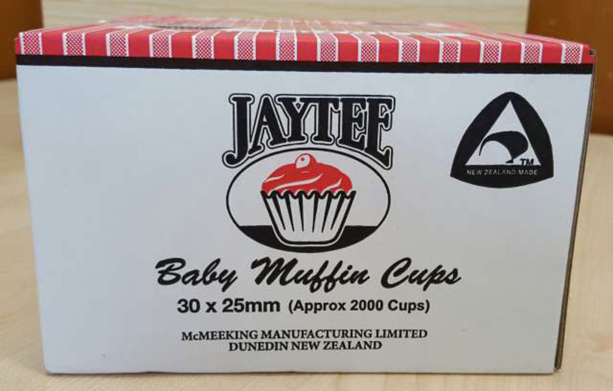 Mini Muffin Papers, 30mm base x 25mm height (Box of 2000)