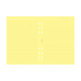 Filofax A5 Yellow Lined Notepaper Refill - Cafe Supply