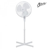 Nero 40cm White Pedestal Fan