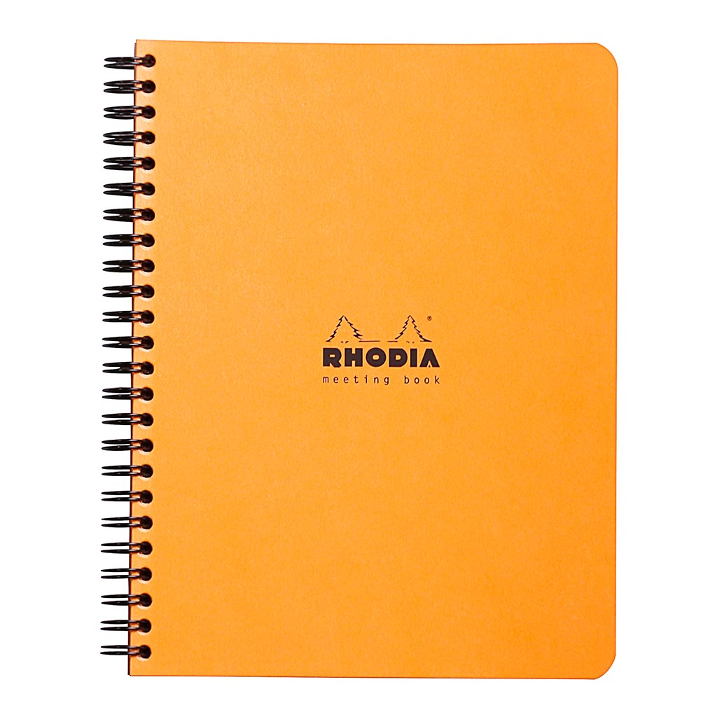 Rhodia Meeting Book Spiral A5+ Orange