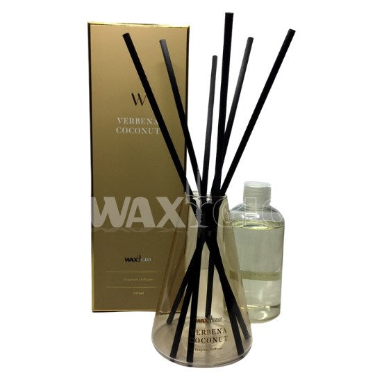 200ml Reed Diffuser 'W' Scented - Verbena Coconut