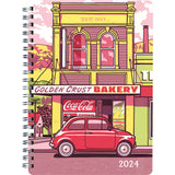 Collins Diary A51 Cities Wiro PP Diary With Note Pad Even Year