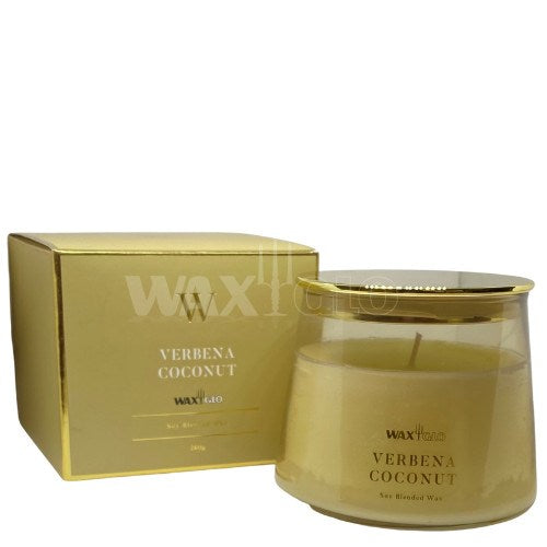 260g Jar Candle 'W' Scented - Verbena Coconut