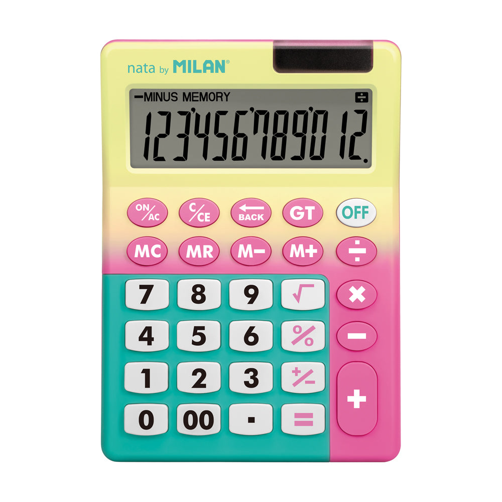 Milan Calculator Sunset Desk 12 Digit