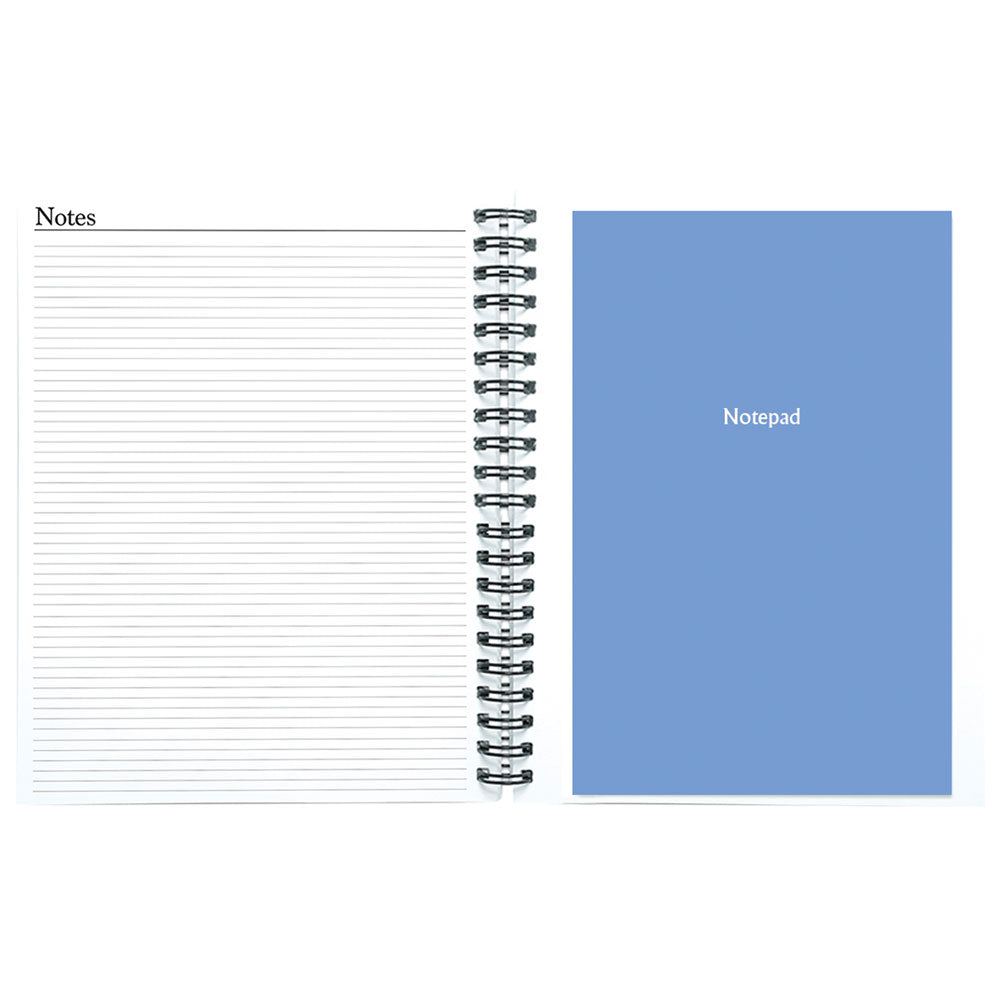 Collins Diary A51 Cities Wiro PP Diary With Note Pad Even Year