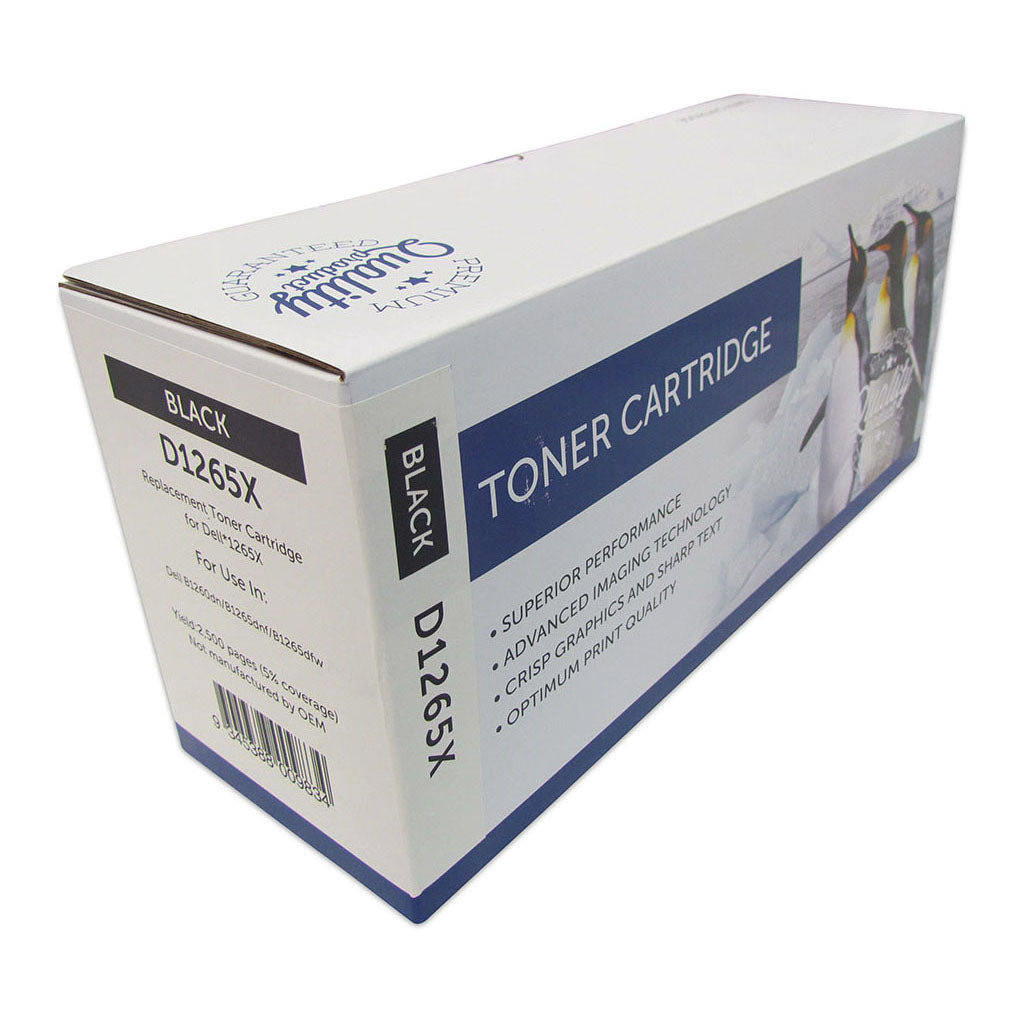 Icon Compatible Dell D1265 B1260 Black Toner Cartridge