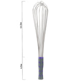 16-inch stainless steel piano whip with nylon handle