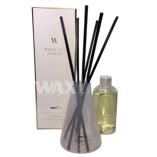 200ml Reed Diffuser 'W' Scented - White Tea Ginger