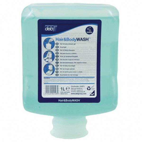 DEB Hand, Hair & Body Wash 1L Cartridge