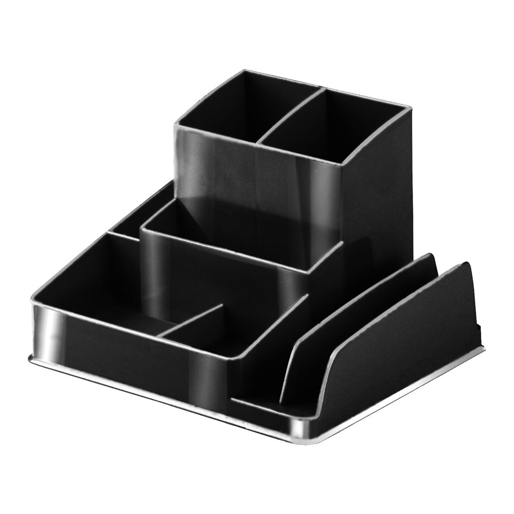 Italplast greenR Desk Organiser Black