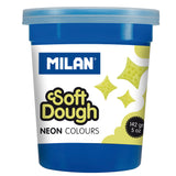 Milan Soft Dough Neon Colours Assorted Pack 5